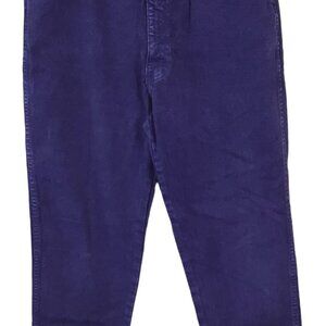 Moda Int'l Vintage Dark Blue High Waist Tapered Leg London Mom Jean Y2K Sz 14